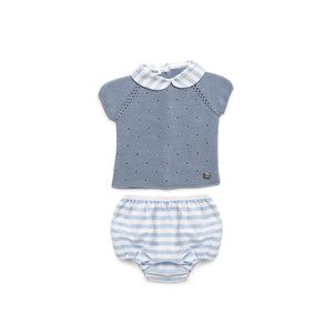 Conjunto Braga Tela Rayada