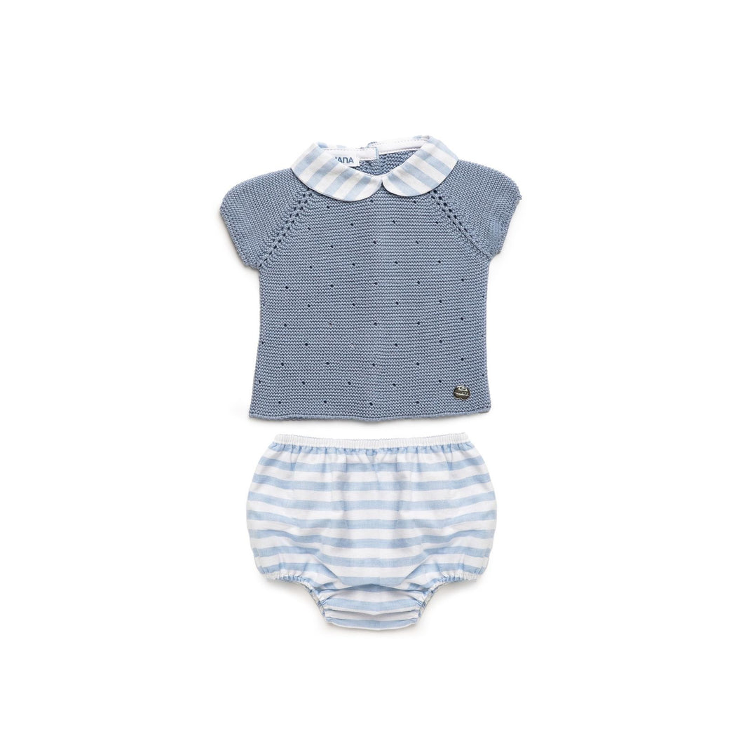 Conjunto Braga Tela Rayada