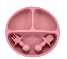 Cargar imagen en el visor de la galería, Plato con Divisiones y Cubiertos  CHIKY NYNO