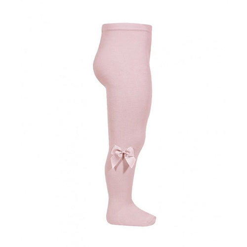 Leotardos algodón con lazo lateral Rosa Palo