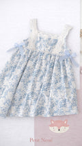 Vestido flores azules tirantes