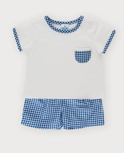 Conjunto 2/P Braga Fam. Hector  Azul ALINA