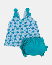 Cargar imagen en el visor de la galería, Biki bebe tortugas azules