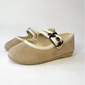 Clasica Hebilla Durazno Beige VARETA