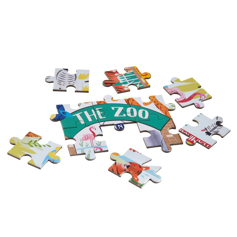 Rompecabezas Infantil 80 Piezas, Zoológico