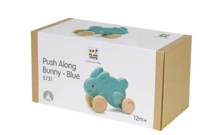 Push Along Bunny Blue