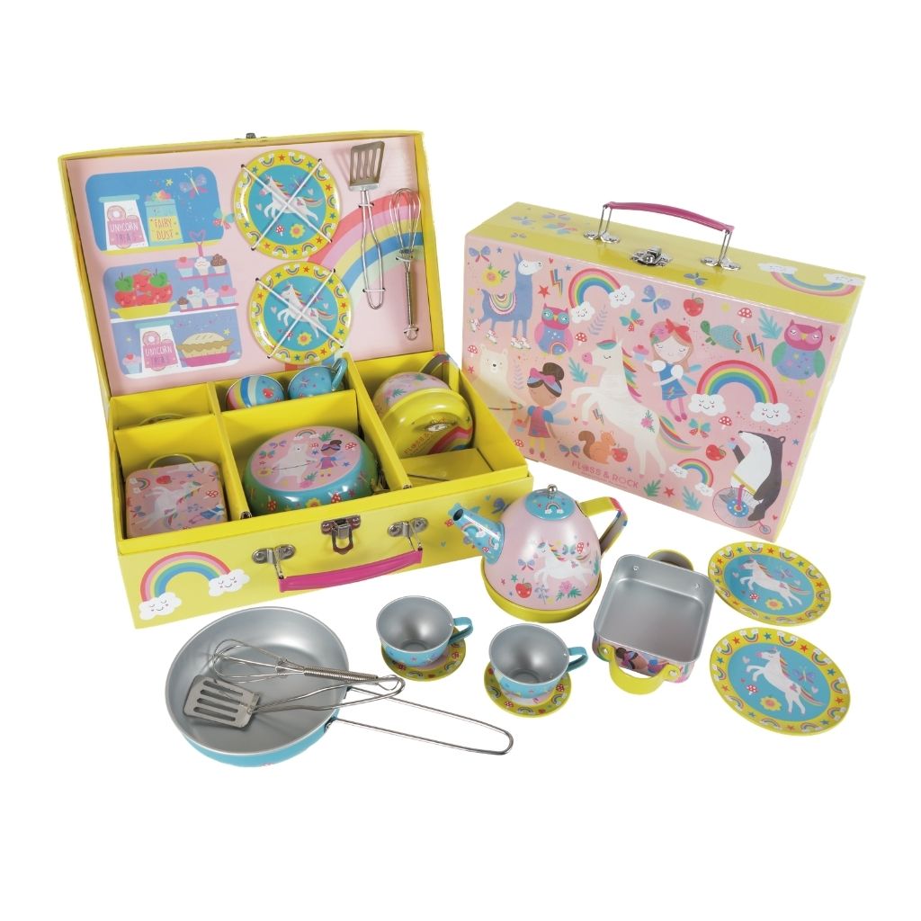 Set Té Musical Hadas & Arcoiris 12 Pzas.