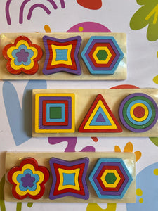 Tablero Figuras Grande A Chico CHIKY MARKET