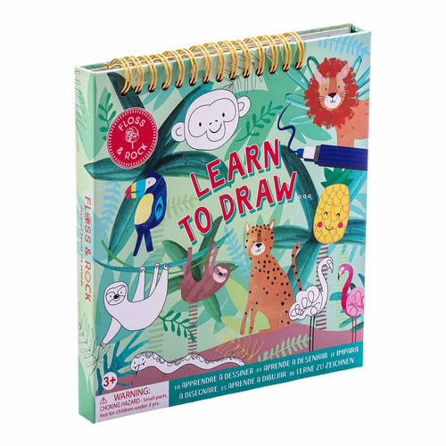 Libreta Aprendiendo a Dibujar Reutilizable, Jungla TOC-TOC