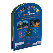 Cargar imagen en el visor de la galería, Libreta de Calcomanías Reutilizables Stick &amp; Play, Dinosaurios TOC-TOC