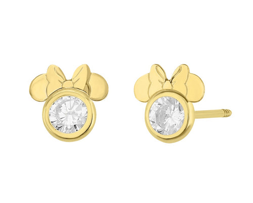 Broquel Disney Minnie Diadema Con Bisel Y Circonia ENTRE JOYAS