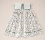 Vestido verde patos
