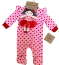Set mameluco con peluche niño y niña