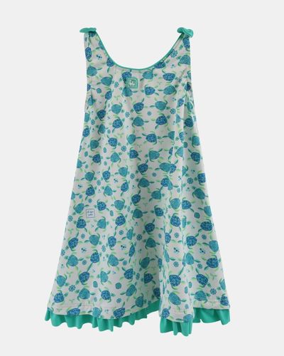 Vestido Lycra tortugas azules