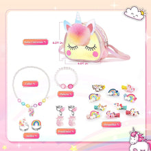 Cargar imagen en el visor de la galería, Bolso Unicornio Tornasol PORFYDYA