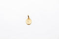 Medalla Oval Virgen Madonna con Bisel oro 14k