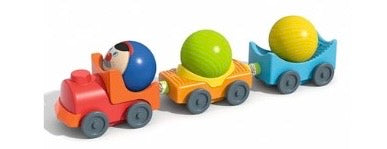 Haba Kullerbu- Tren Con Pelotas De Madera