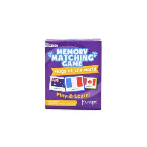 Memory Matching Game Flags of the World
