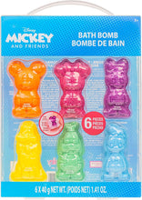 Cargar imagen en el visor de la galería, Mickey y Minnie Mouse 6 Piezas Bombas de baño PORFYDYA