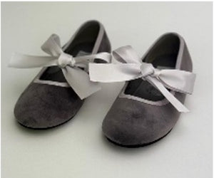 Ballerina Gris  moño PASITOS DE HADA