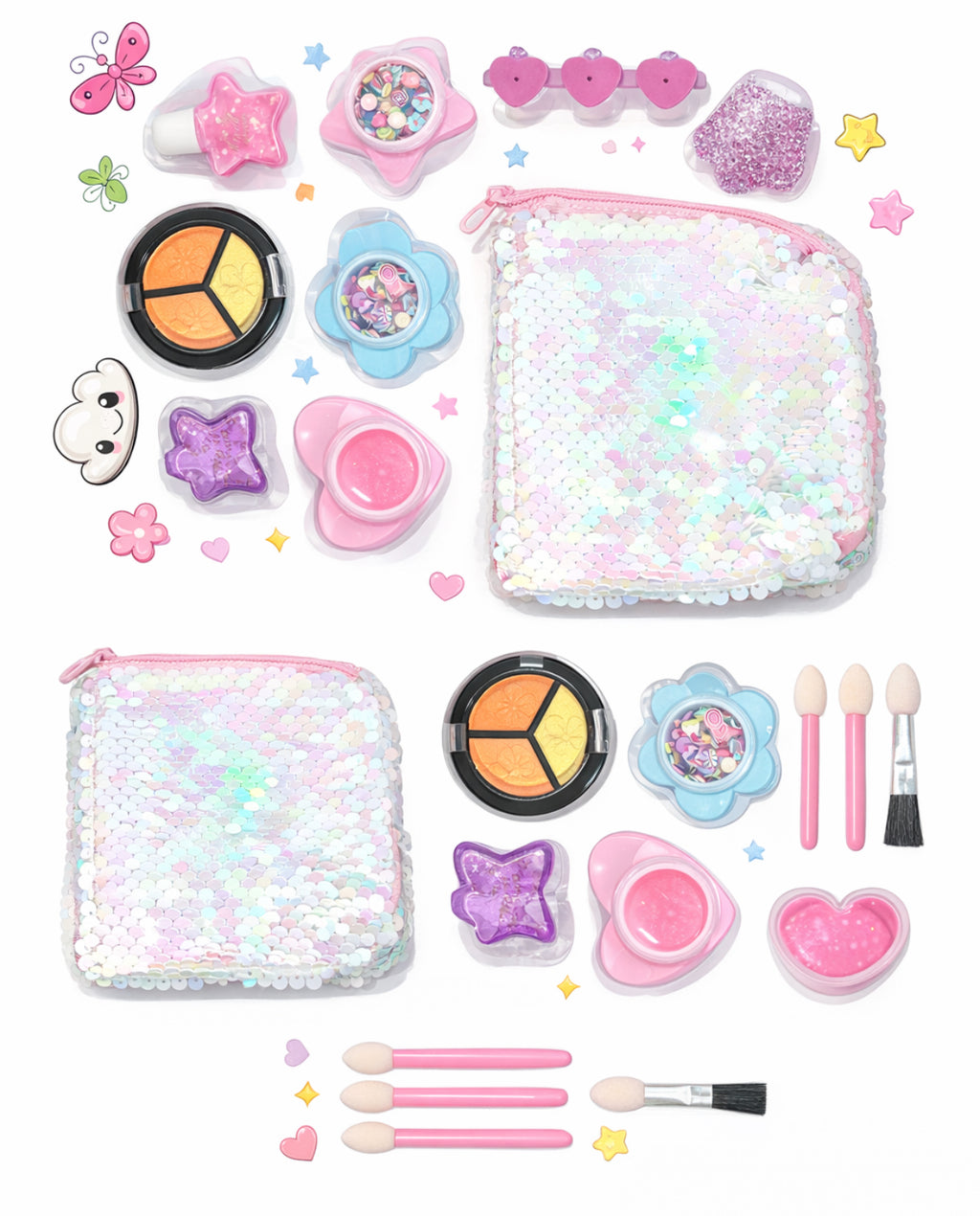 Set maquillaje Sparkle y Glitter