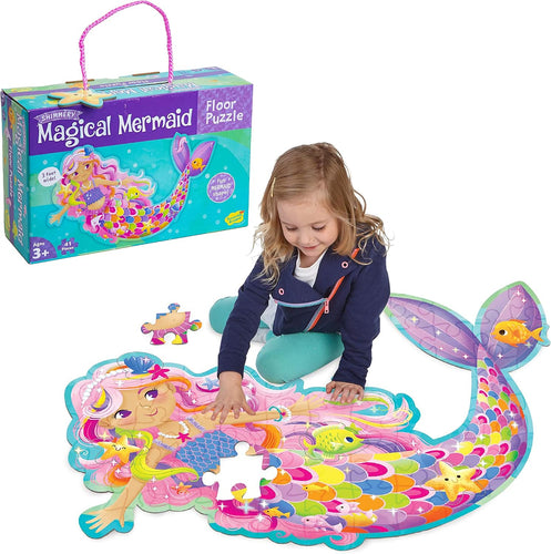 Puzzle de sirena mágica brillante Gigante PORFYDYA