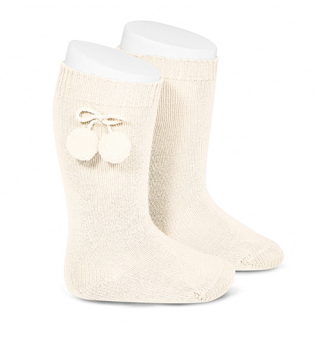 Calcetines altos con borlas CAVA