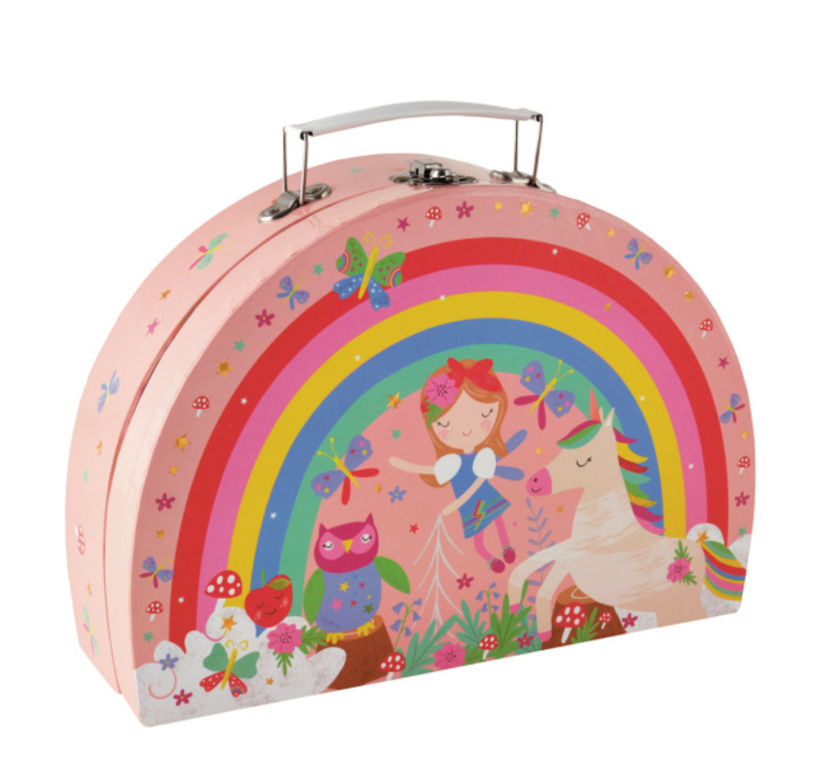 Juego De Té Hadas y Arcoiris