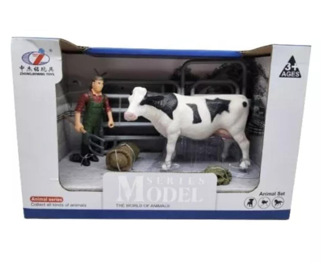 Granjero con Vaca  Series Model
