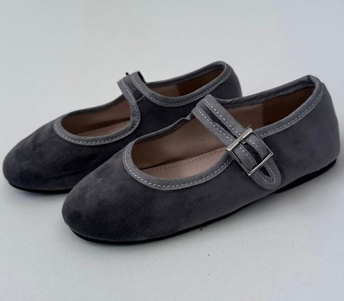 Ballerina Gris Oxford PASITOS DE HADA
