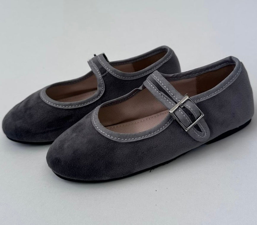 Ballerina Gris Oxford PASITOS DE HADA