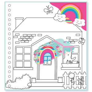 Libreta Aprendiendo a Dibujar Reutilizable , Hadas y Arcoiris PETIT NENE