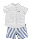 Conjunto shorts rayas niño