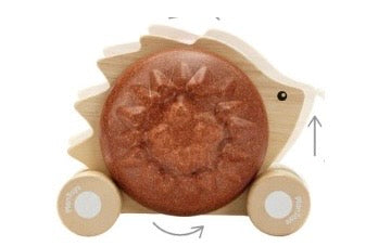 Pull Along Hedgehog Brown BRUPA