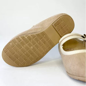 Clasica Hebilla Durazno Beige VARETA