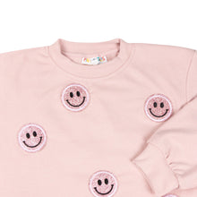 Cargar imagen en el visor de la galería, Sudadera caritas felices rosas PINK TALES