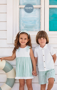 Conjunto Camisa Niño Pantalon Rayado ALINA