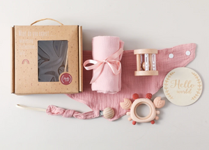 Set de Regalo New Born Rosa CHIKY NYNO