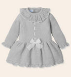 Vestido De Punto Con Pasacintas Y Lazo De Tul Lurex Luna