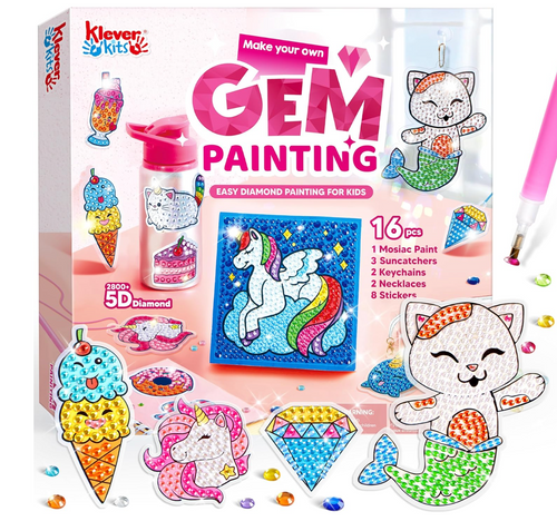 Kits 16 proyectos de pintura con Gemas PORFYDYA