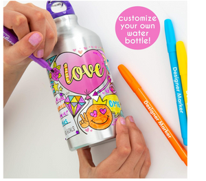 Kit para Decorar Tu Propia Botella de Agua PORFYDYA
