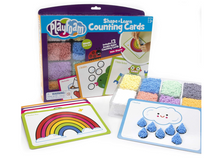 Cargar imagen en el visor de la galería, Playfoam Shape &amp; Learn Counting Set, Flash Card Set PORFYDYA