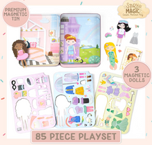 Cargar imagen en el visor de la galería, Story Magic Dress-Up Dolls Travel Playset PORFYDYA