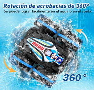 Carro Anfibio de Control Remoto para Niños PORFYDYA