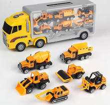 Cargar imagen en el visor de la galería, Camion Juguete de Vehículos de Ingeniería Construcción PORFYDYA