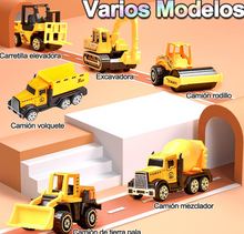 Cargar imagen en el visor de la galería, Camion Juguete de Vehículos de Ingeniería Construcción PORFYDYA