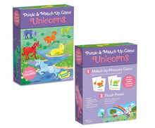 Cargar imagen en el visor de la galería, Juego de rompecabezas y emparejamiento de unicornio PORFYDYA