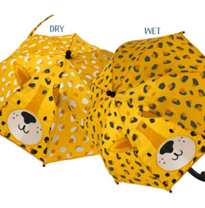 Paraguas 3D + Cambio de Color, Leopardo