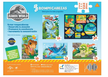 Cargar imagen en el visor de la galería, Rompecabezas 5 en 1 de Jurassic World PORFYDYA