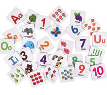 Cargar imagen en el visor de la galería, Juego De Memoria Numeros Y Vocales BRUPA